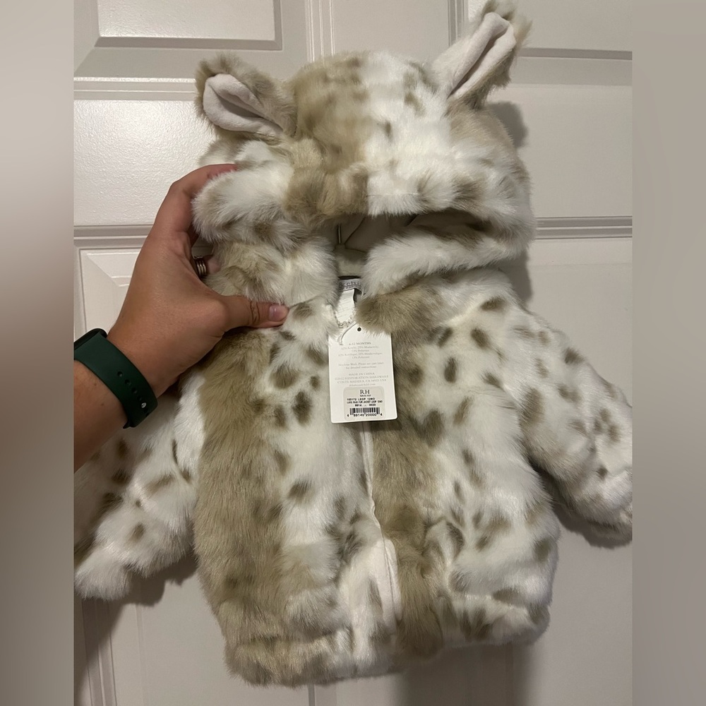 Restoration Hardware NWT luxe fur jacket